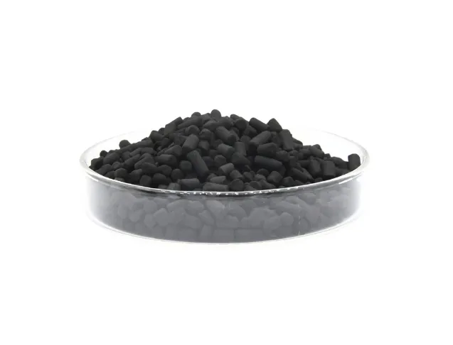 Ahsap bazli silindirik aktif karbon