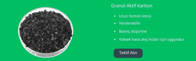Hava temizleme icin granul aktif karbon