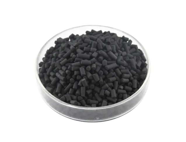 Komur bazli silindirik aktif karbon